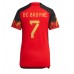 België Kevin De Bruyne #7 Voetbalkleding Thuisshirt Dames WK 2022 Korte Mouwen